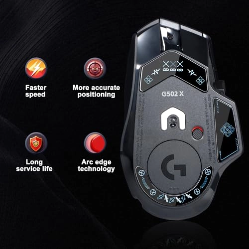 Glass Mouse Skates - Tempered glass For Logitech G502 X