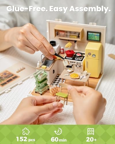 DIY Miniature House Kit - DAILY INSPIRATION CAFE 1:24