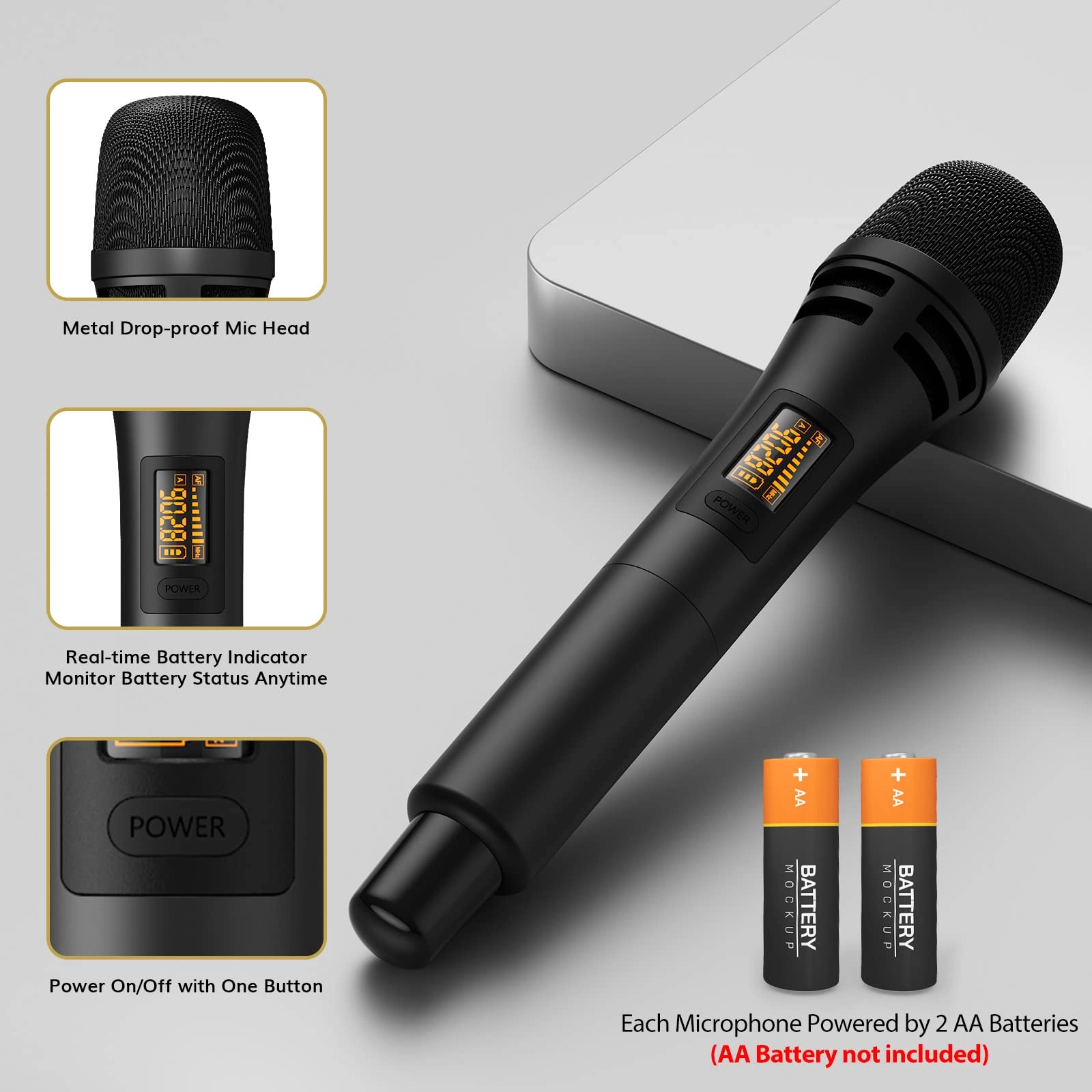 Wireless Microphone - UHF