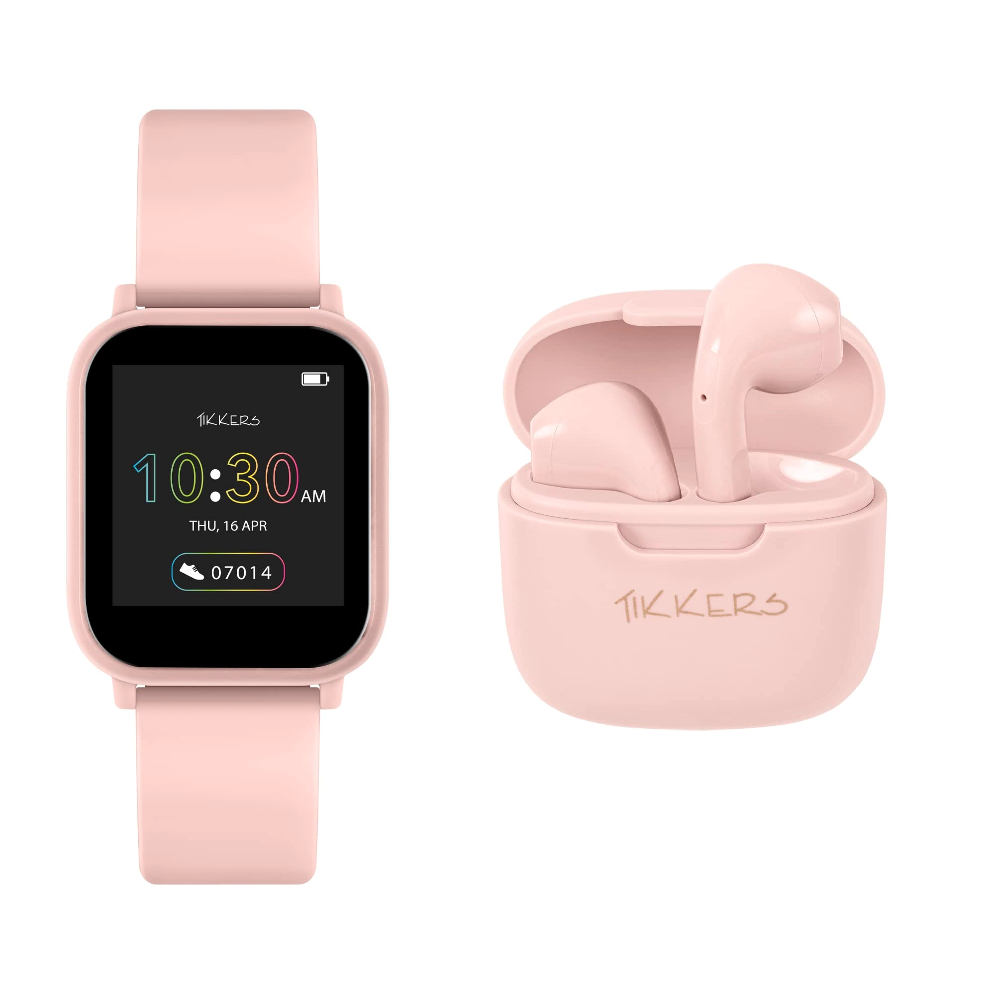 Tikkers Series 10 36mm Plastic + Wireless Earbuds - Bluetooth 5.2