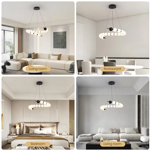 Curved Linear Chandelier - 100cm adjustable