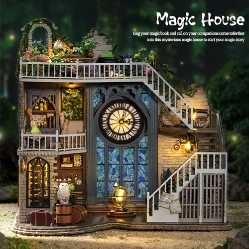 DIY Miniature House Kit - Magic Workshop 1:24
