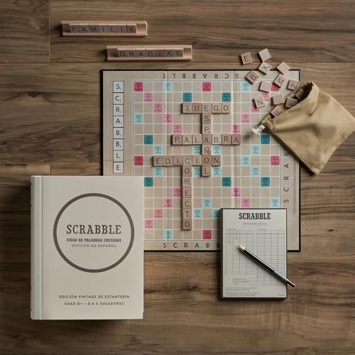 Scrabble: Vintage Bookshelf Edition (Spanish)