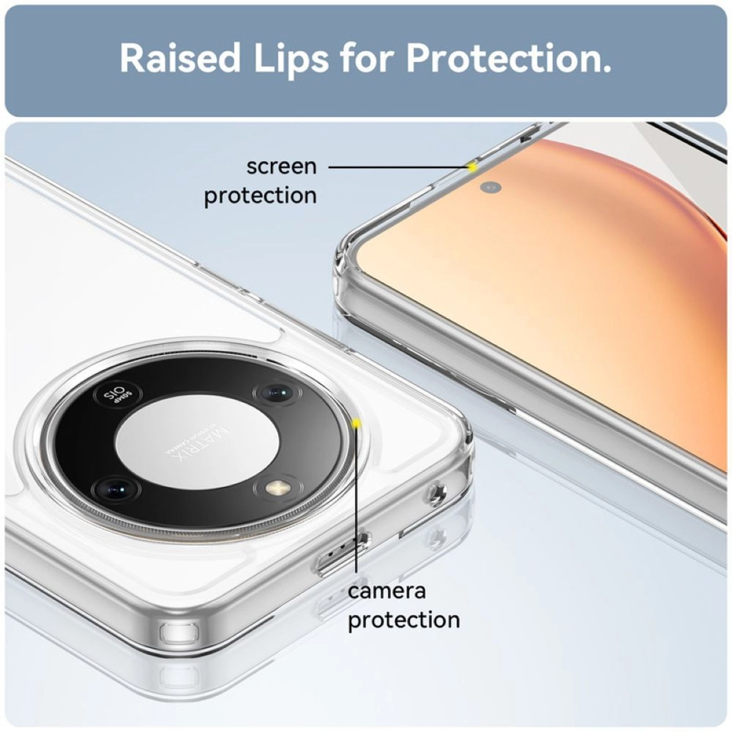 Case with Screen & Lens Protector for Honor X9D