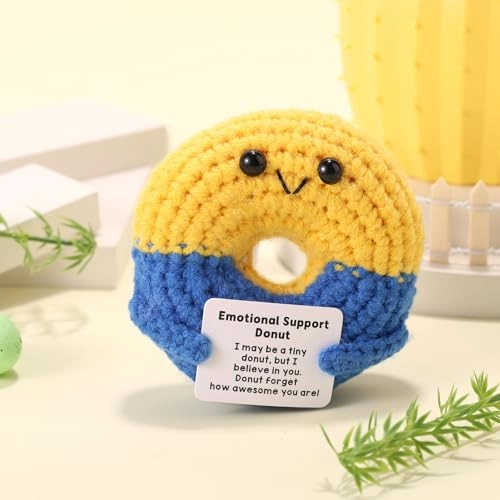 Donut Crochet 10.5x8.5cm Wool