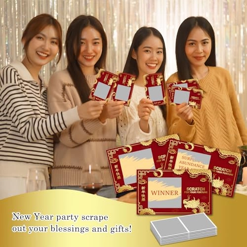 Dragon Scratch Off Lucky Card - 36 piece(s) Adult