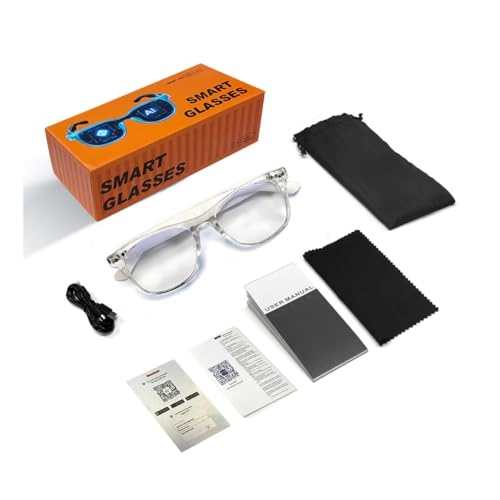 AI Smart Glasses - BT5.4 Dual Type-C Charging
