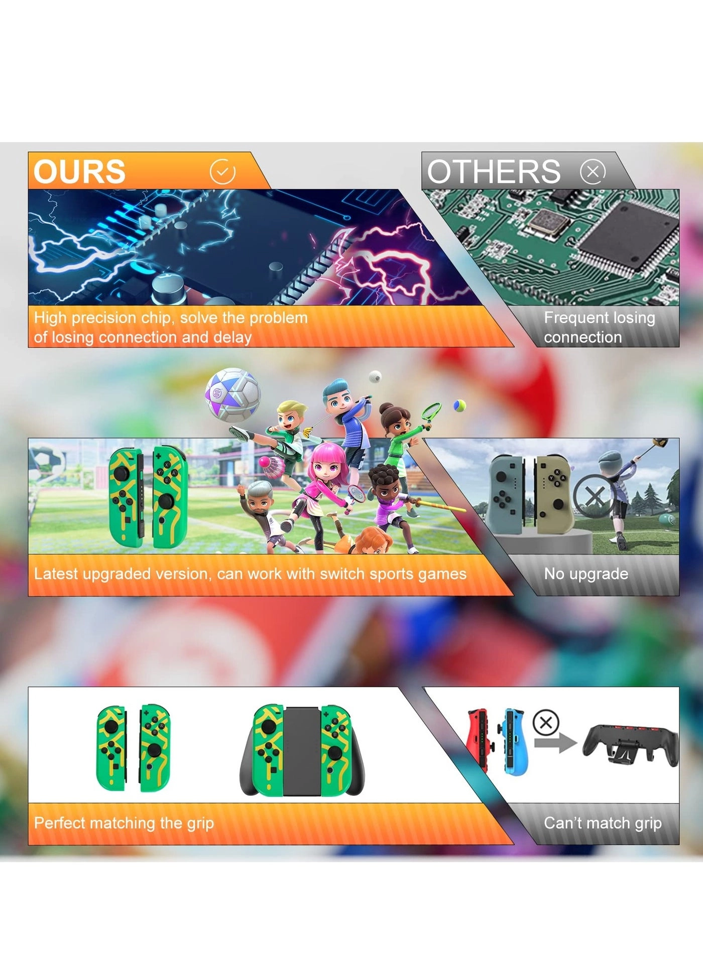 Joy Cons Wireless Controller - Green Nintendo Switch/Lite/OLED