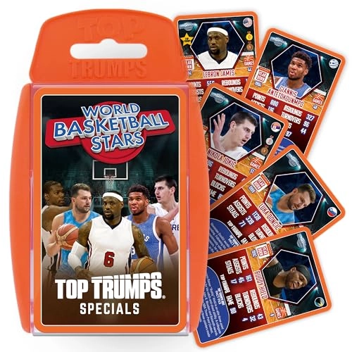 Top Trumps World Basketball Stars - Card Game