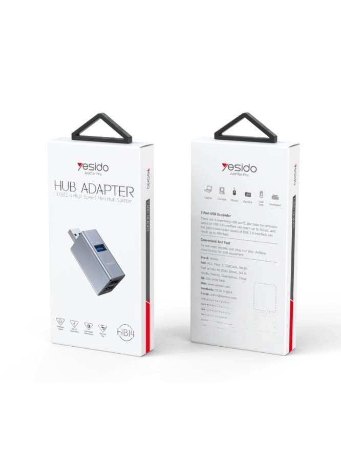 HB14 - 3 in 1 3 USB Ports USB 3.0