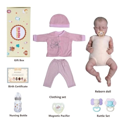 Reborn Baby Doll - 18 inch Vinyl Girl Ages 3+