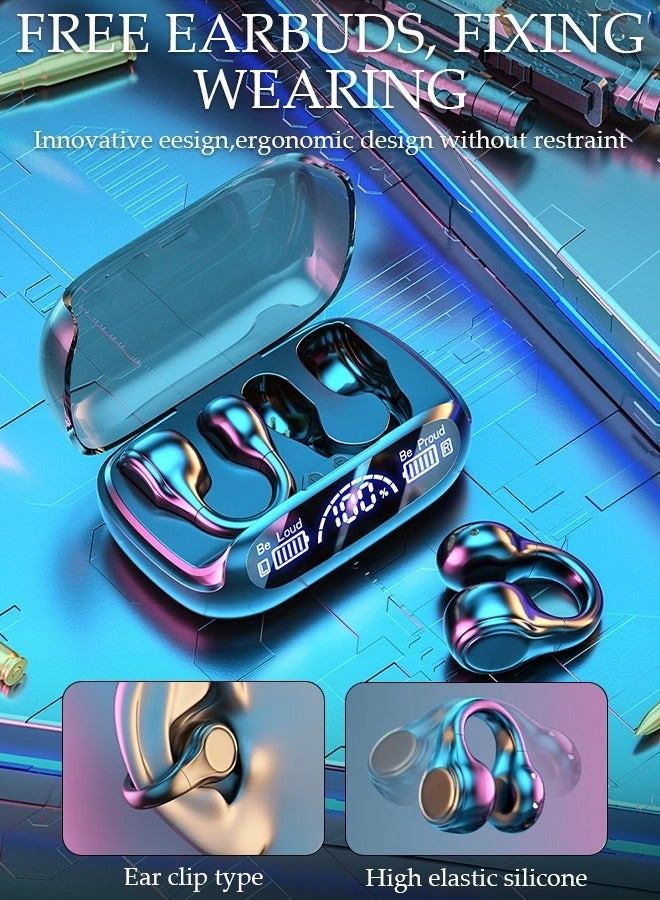 Clip On Bluetooth Earphones Wireless Earbud