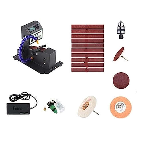 Mini Belt Sander - 7 Variable Speed 10 Sanding Belts