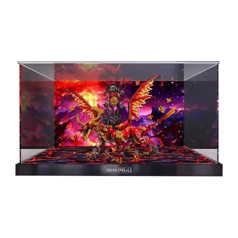 Clear Acrylic Display Case - LegoNINJAGO