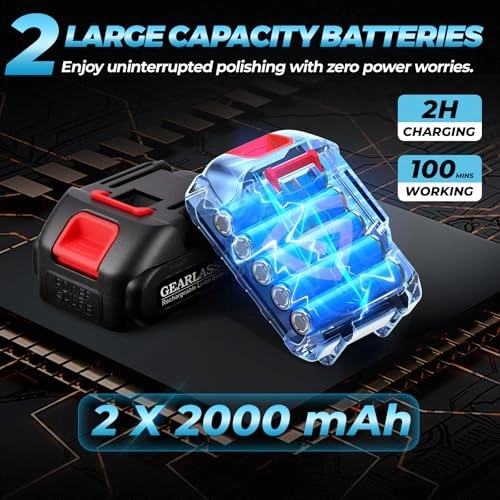 Car Buffer Polisher - Cordless 2800-6000RPM