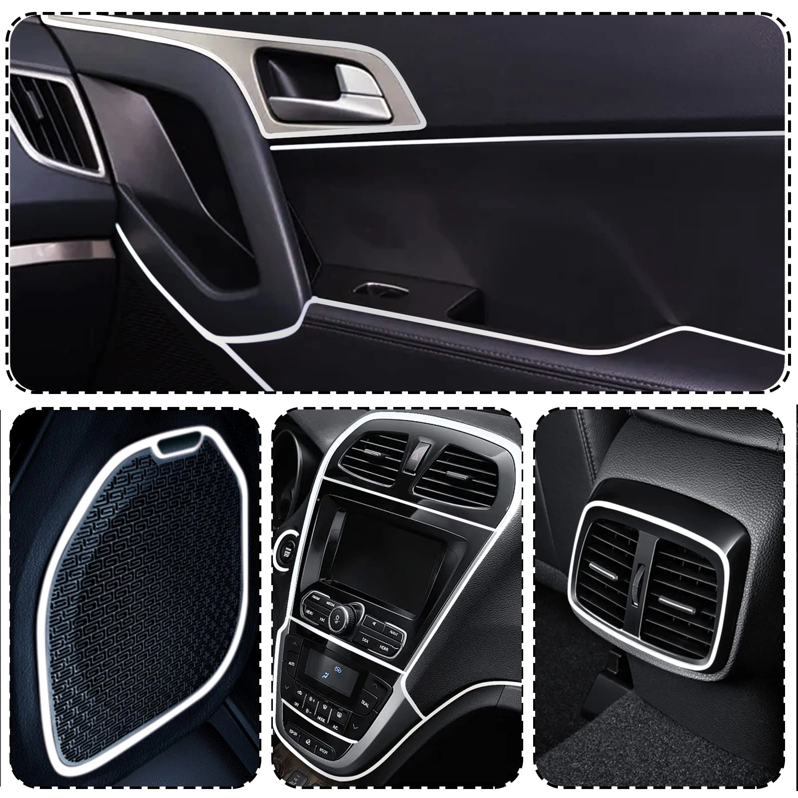 Car interior trim strip