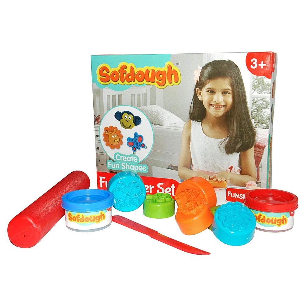 Sofdough Fun Roller Set - 3 +