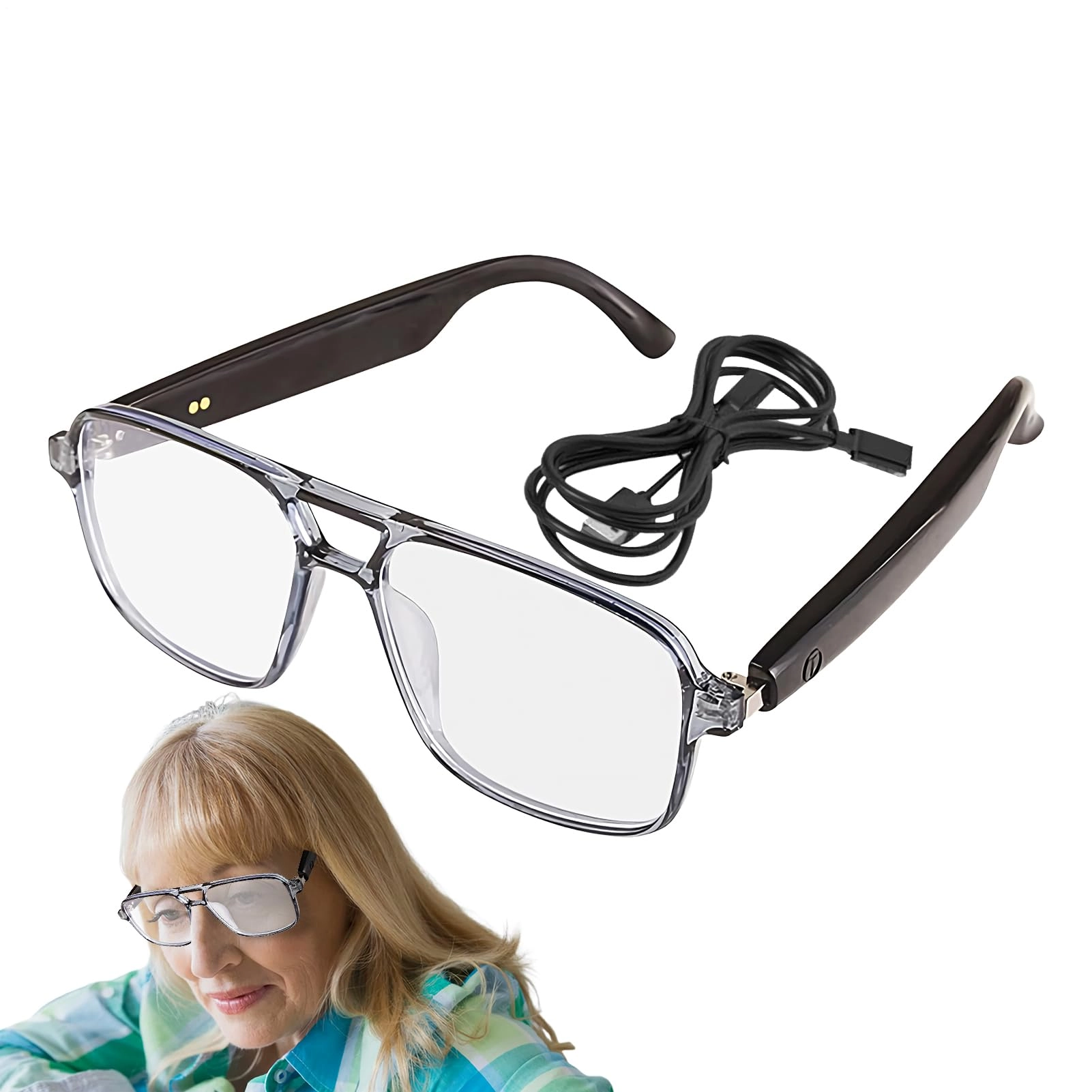 Translation Glasses - Over 100 Languages Lightweight Blue Blocking