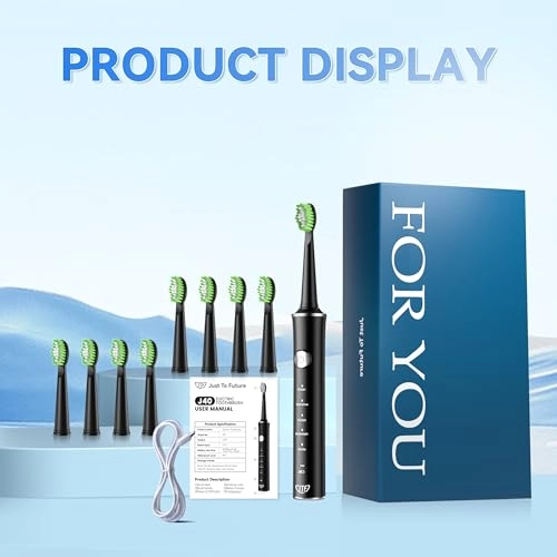 J40 - Sonic 5 Modes 6 Brush Heads