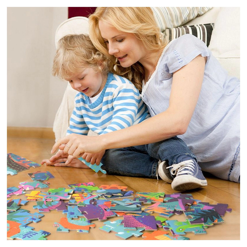 Dinosaur Age Puzzle - 3 years+ 104 pieces