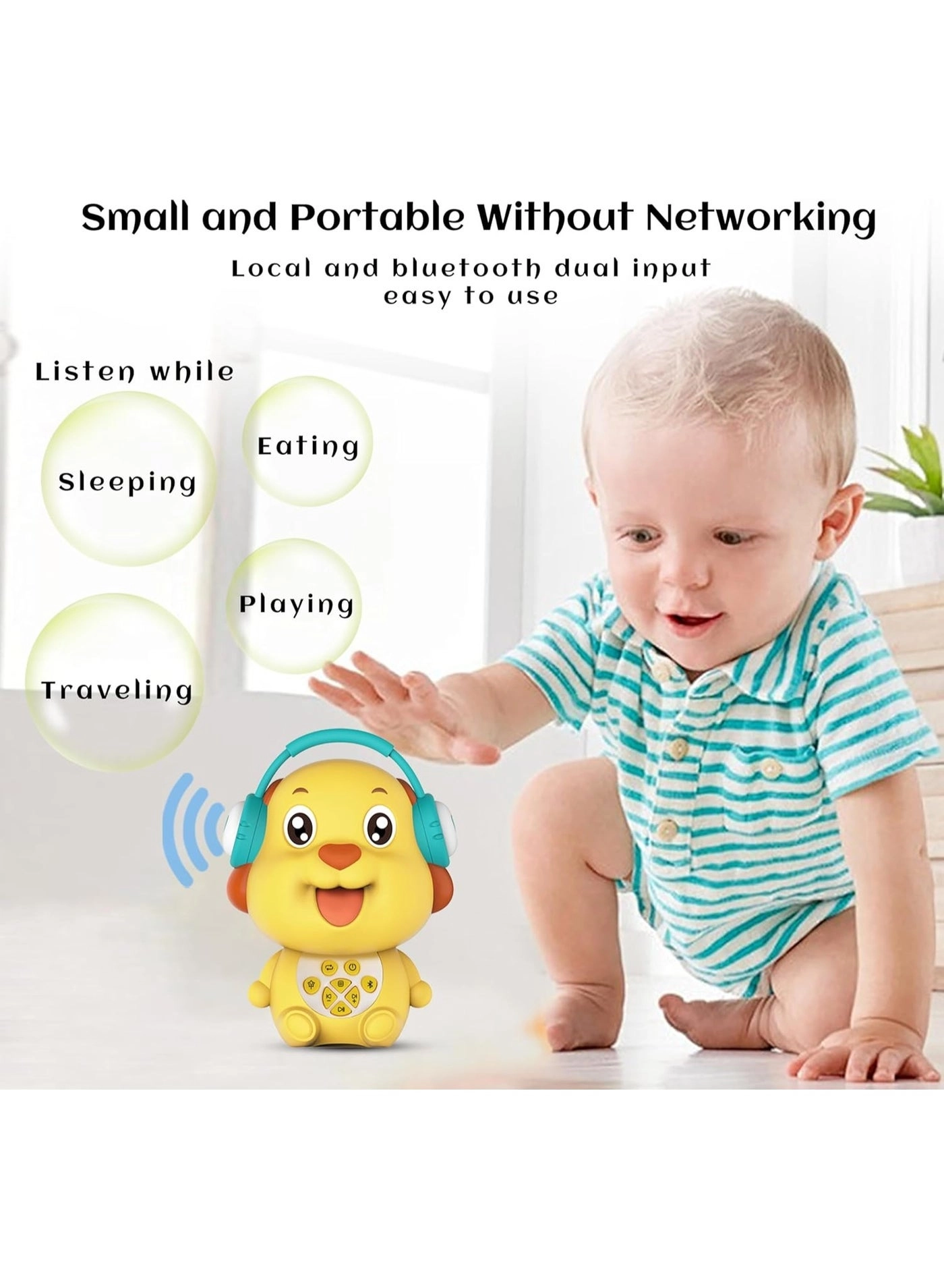 ipmax Toddler Learning Story & Music Box Musical Toy