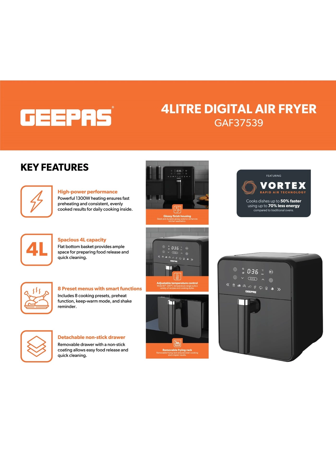 Digital Air Fryer GAF37539