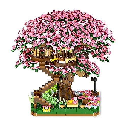 NEWABWN Cherry Blossom Bonsai Tree - Cherry Blossom 2138pcs