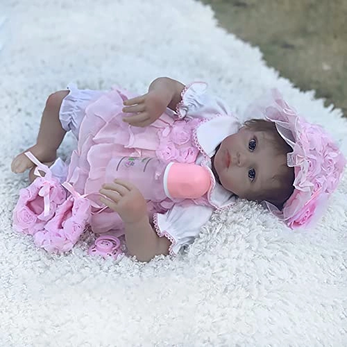 Reborn Baby Doll - 20 Inch Black Eyes