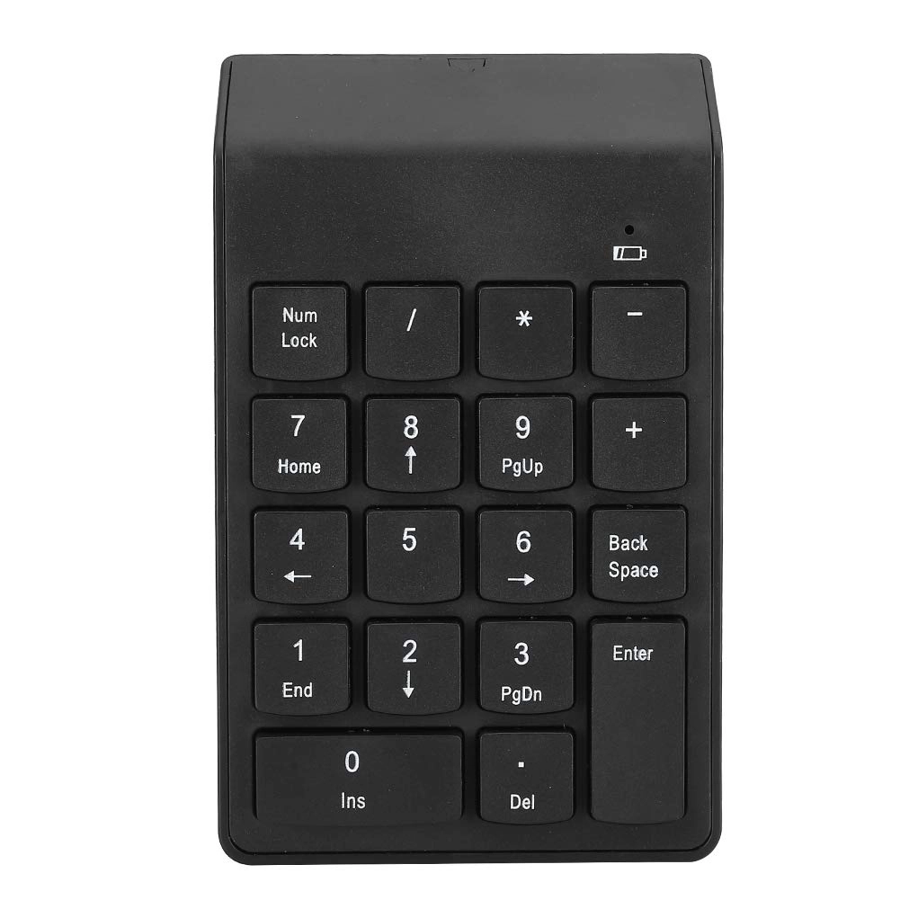 Wireless Numeric Keypad - 2.4G USB Black