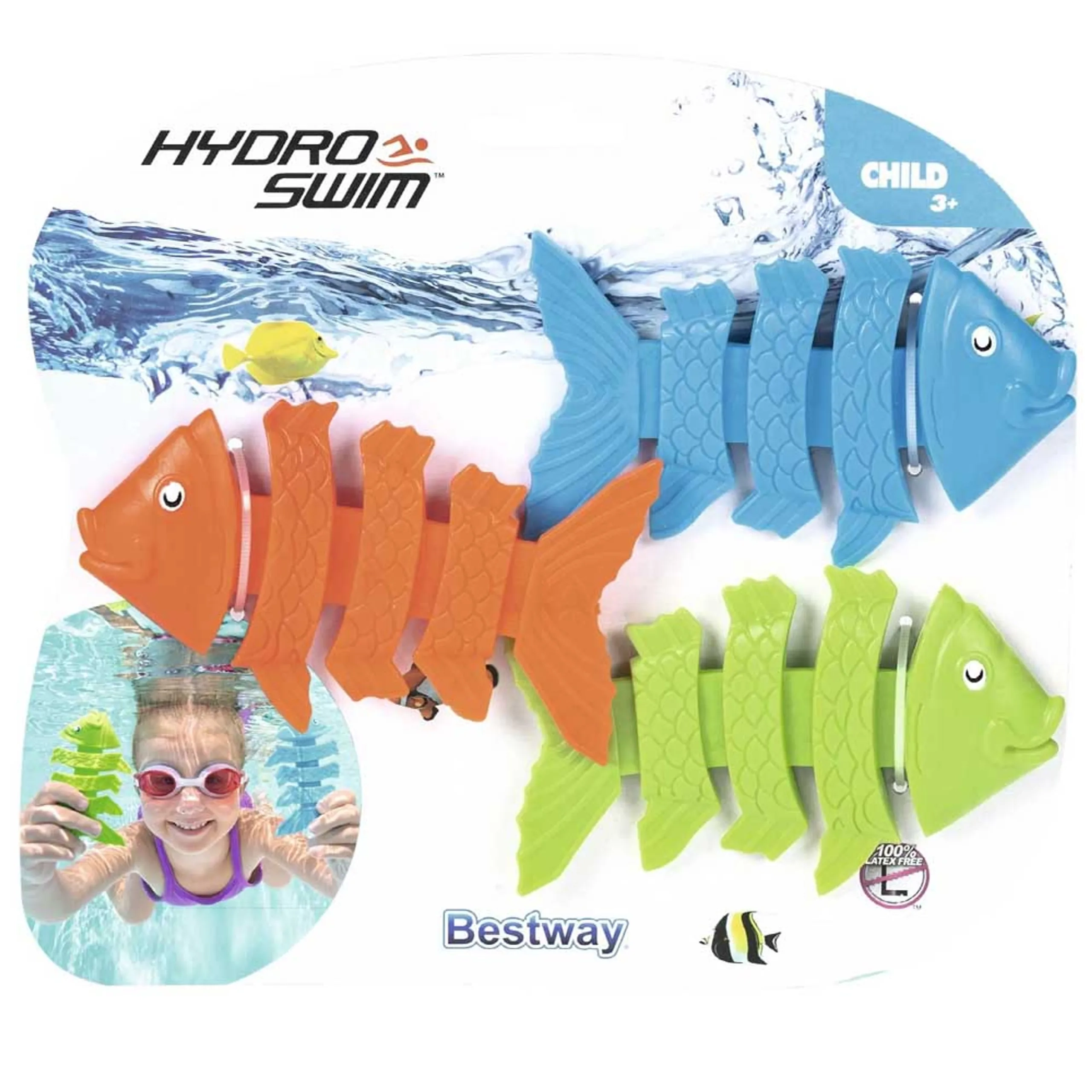 Hydro-Swim Squiggle Wiggle Dive Fish - Diving & Swimming Pool Toys