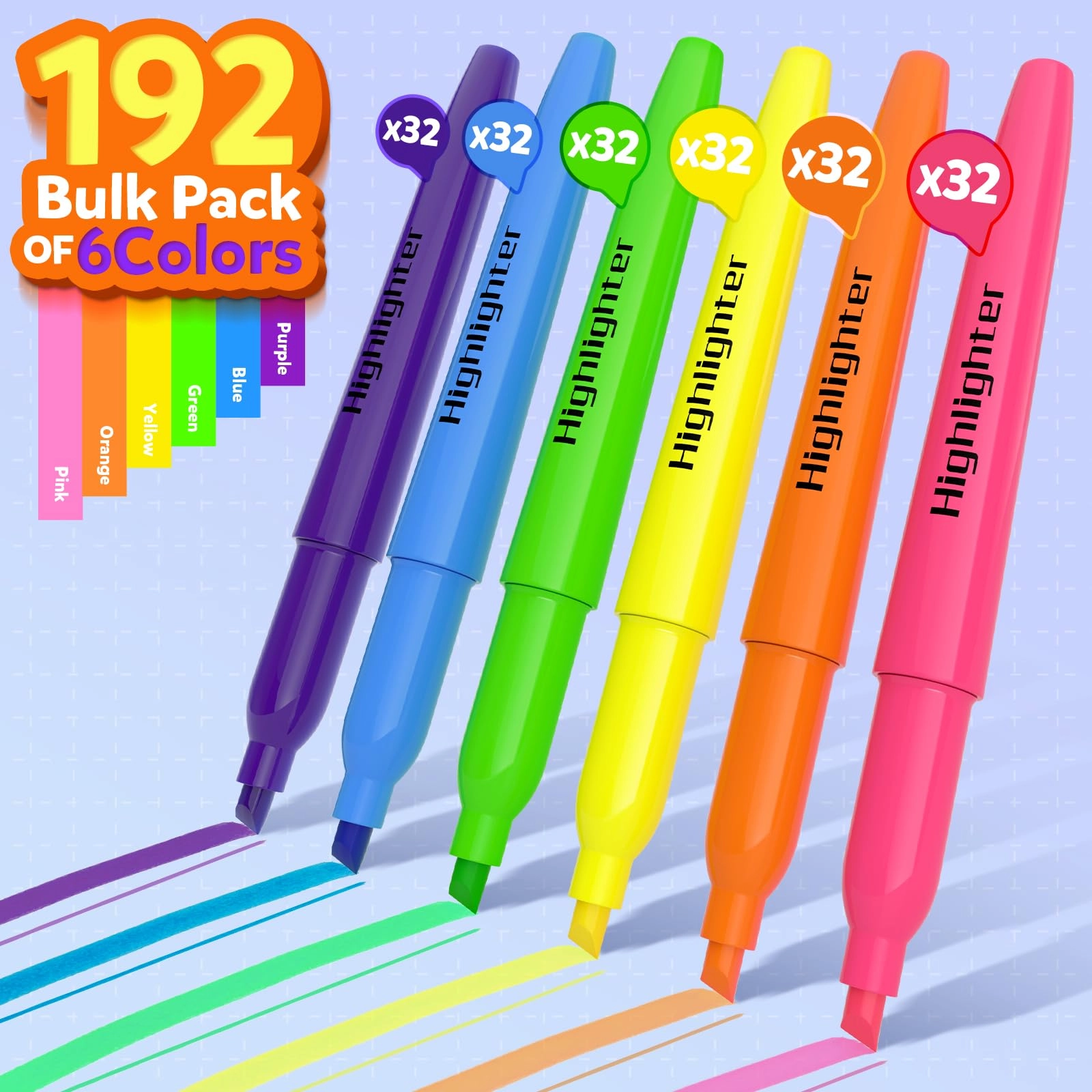 Highlighters - Multicolor Chisel