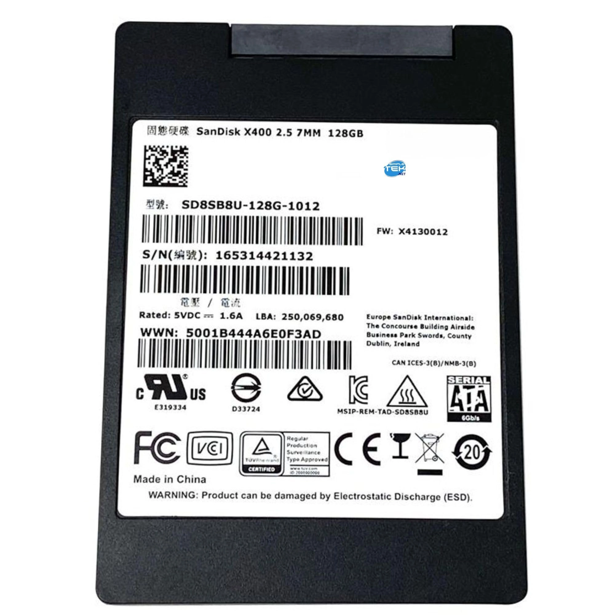 SIMPLETEK (Refurbished) PM871b - 128GB 2.5-inch