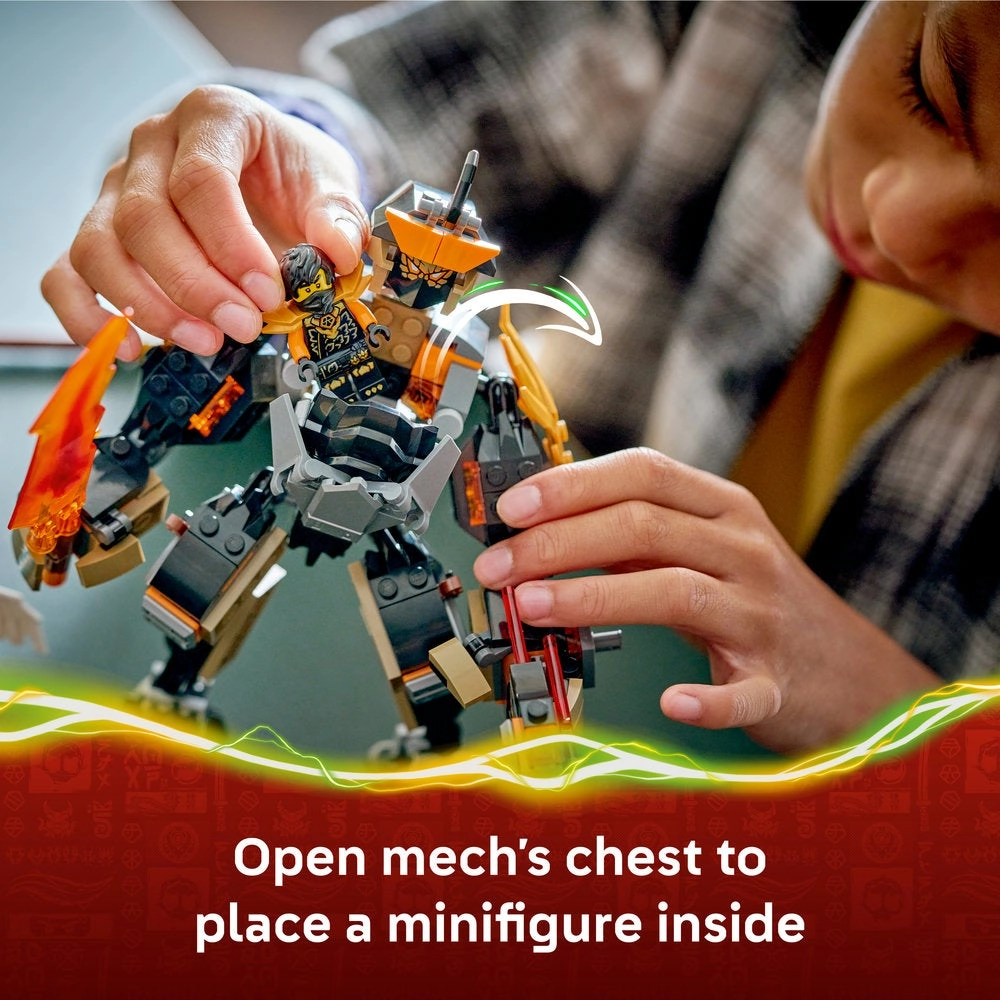NINJAGO Cole's Mission Mech & Dragon Zane (71854)
