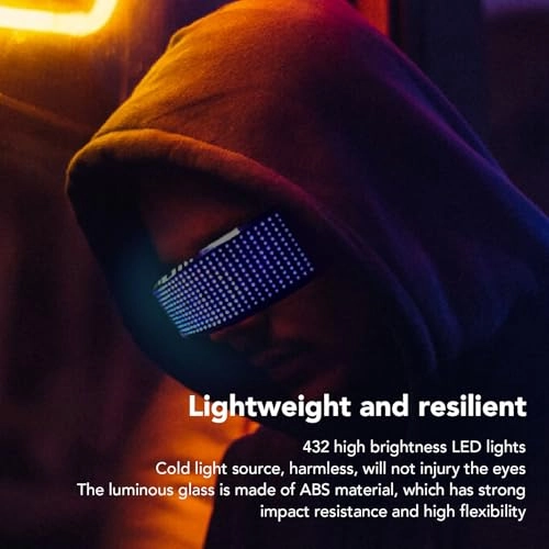 LED Glasses - APP Controlled Customizable RGB