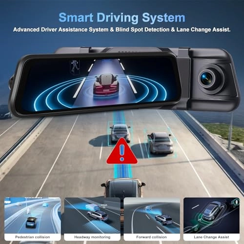 Rear View Mirror Camera - 4K + Backup Camera