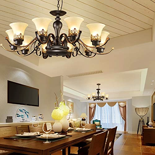 E27 American Style Chandelier - Copper 6