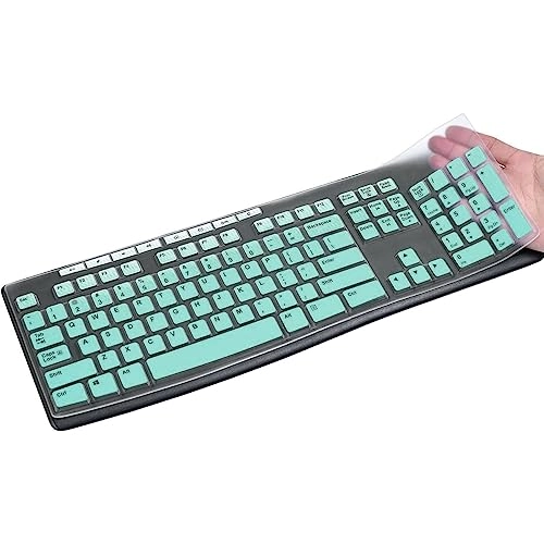 Silicone Keyboard Cover - Compatible with MK270 K200 K260 K270 MK200 MK260 MK275 MK295 Gradient Blue