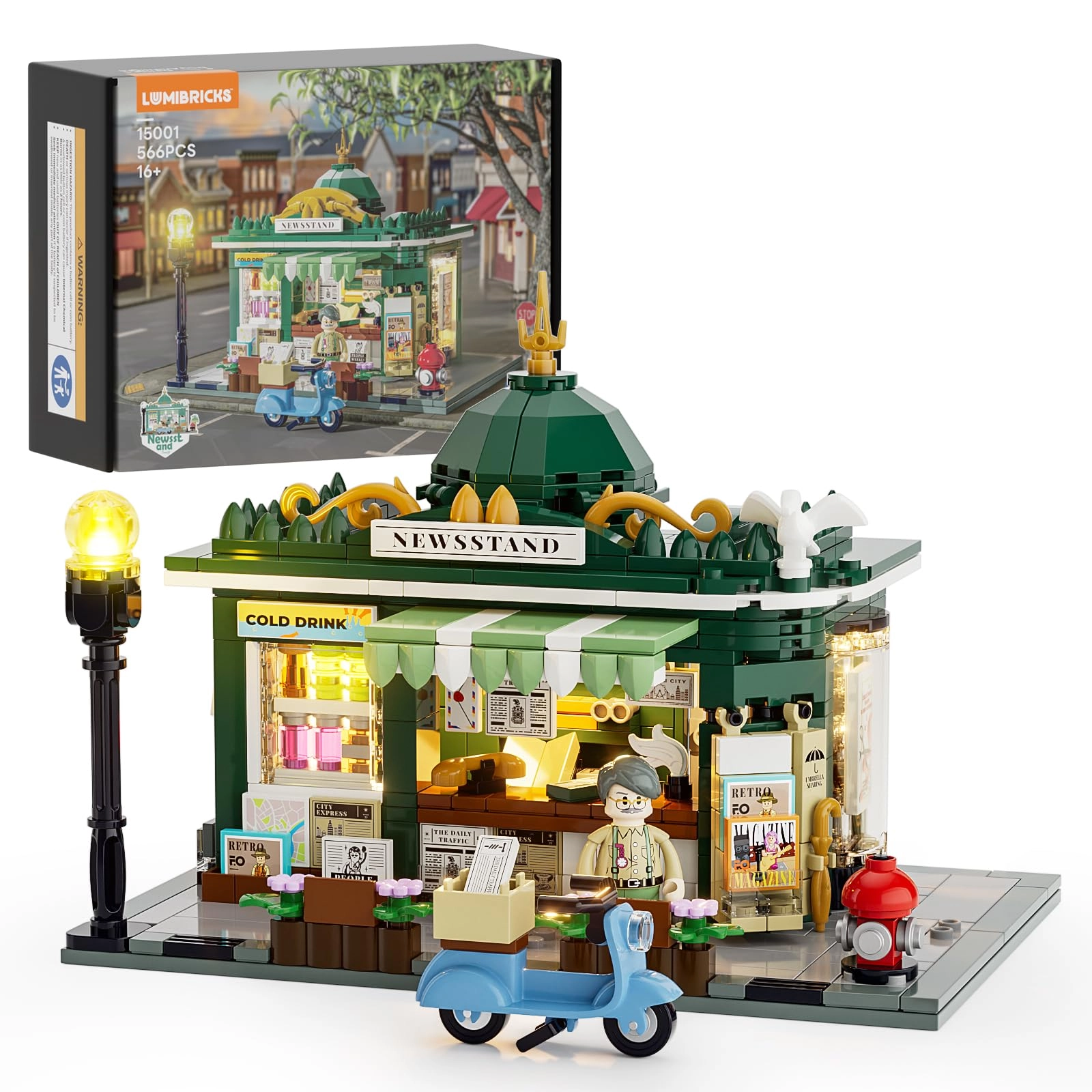 Lumibricks Newsstand - 556 pcs
