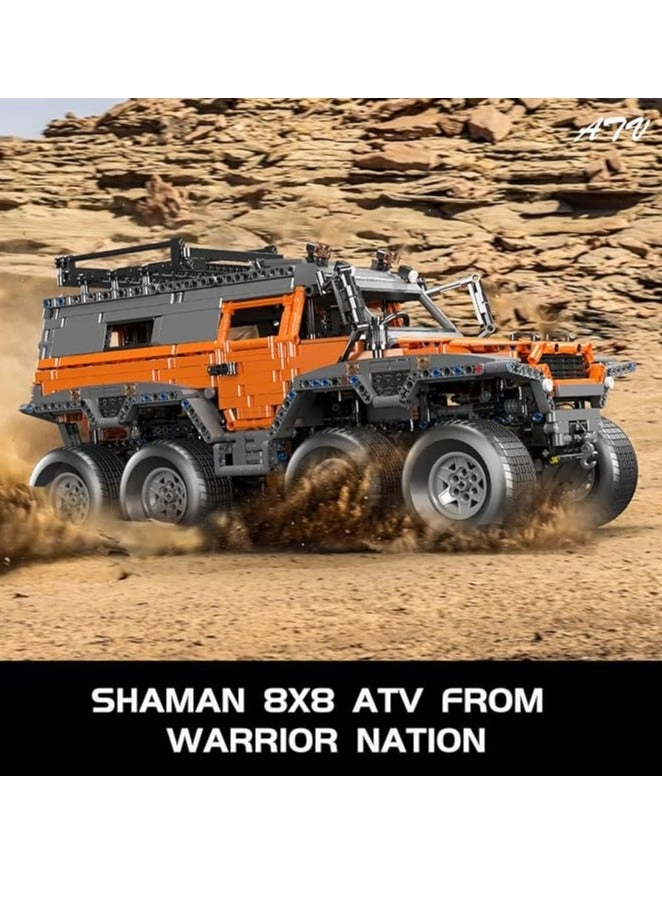Off-Road Pickup Trucks (13088) - MOC Shaman 8x8 ATV APP Remote Control