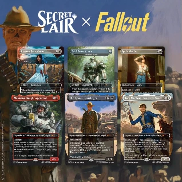 Wizards of the Coast Secret Lair x Fallout: Beyond Vault 33 - 6pcs