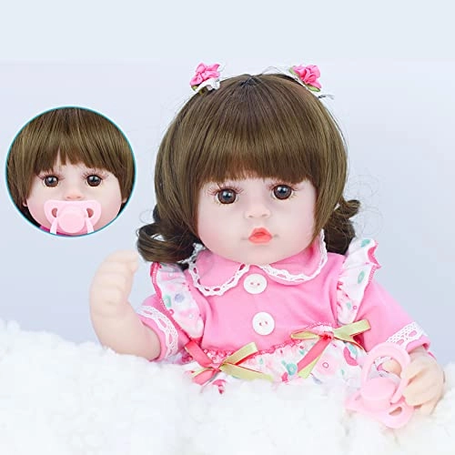 Reborn Baby Doll - 16.5 Inch Vinyl Toddler Girl