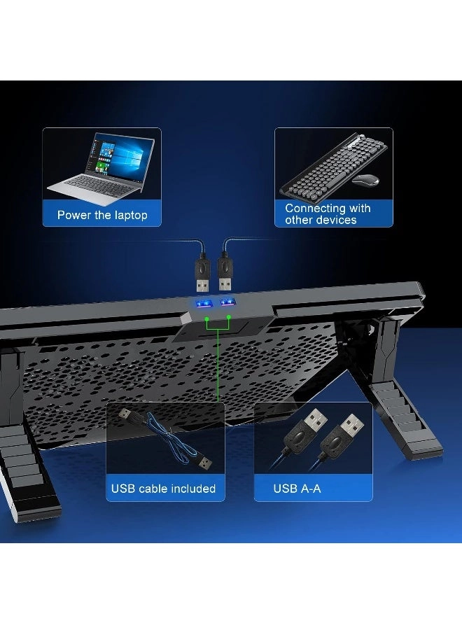 Gaming Laptop Cooling Pad - 8 Cooling Fans