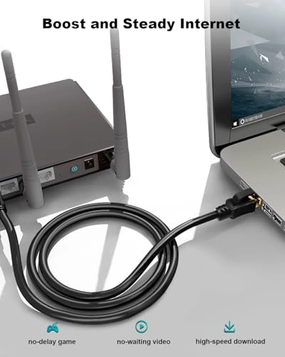 CAT 8 Ethernet Cable - 6ft Pack