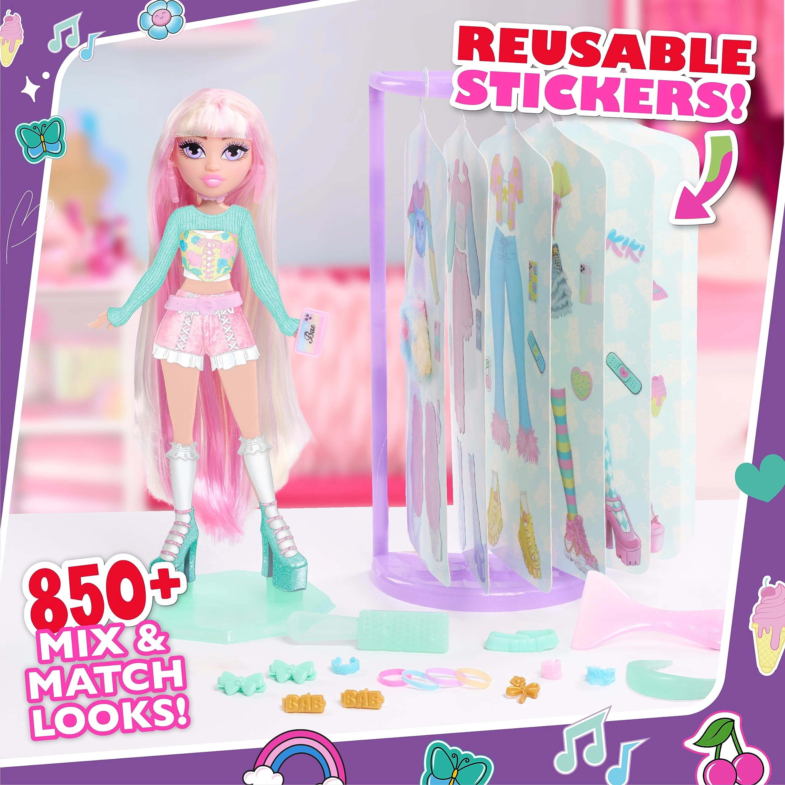 Kiki Styling Doll - 10-Inch 28-Pieces Ages 4+
