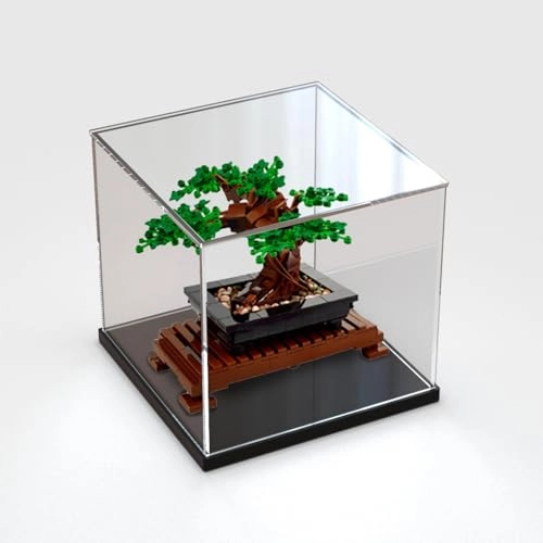 LEGO 10281 Bonsai Display Case - Clear Dustproof 25 x 25 x 20 cm