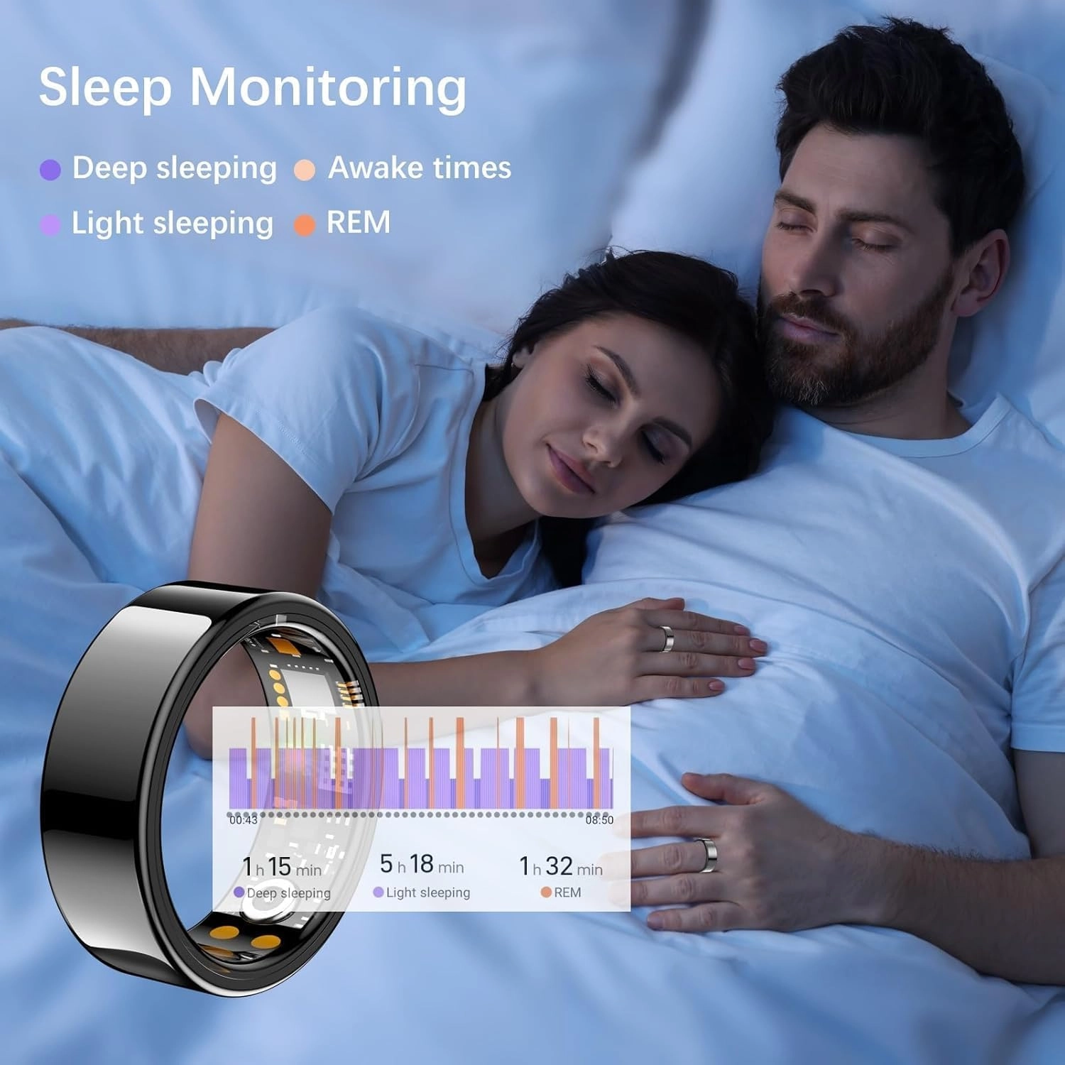 Smart Ring - IP68 Silver