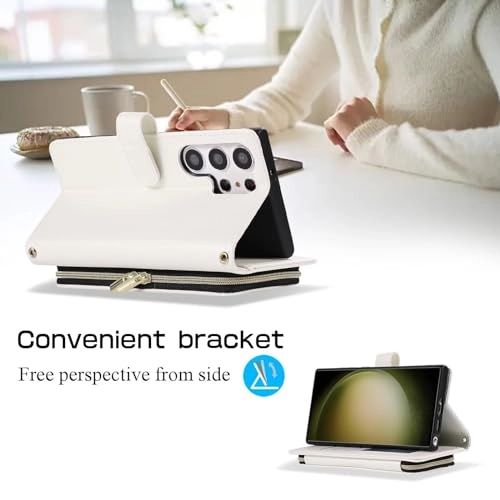 Case for Xiaomi Redmi Note 12 Pro 5G - Faux Leather Zipper Purse Wallet Phone Cover