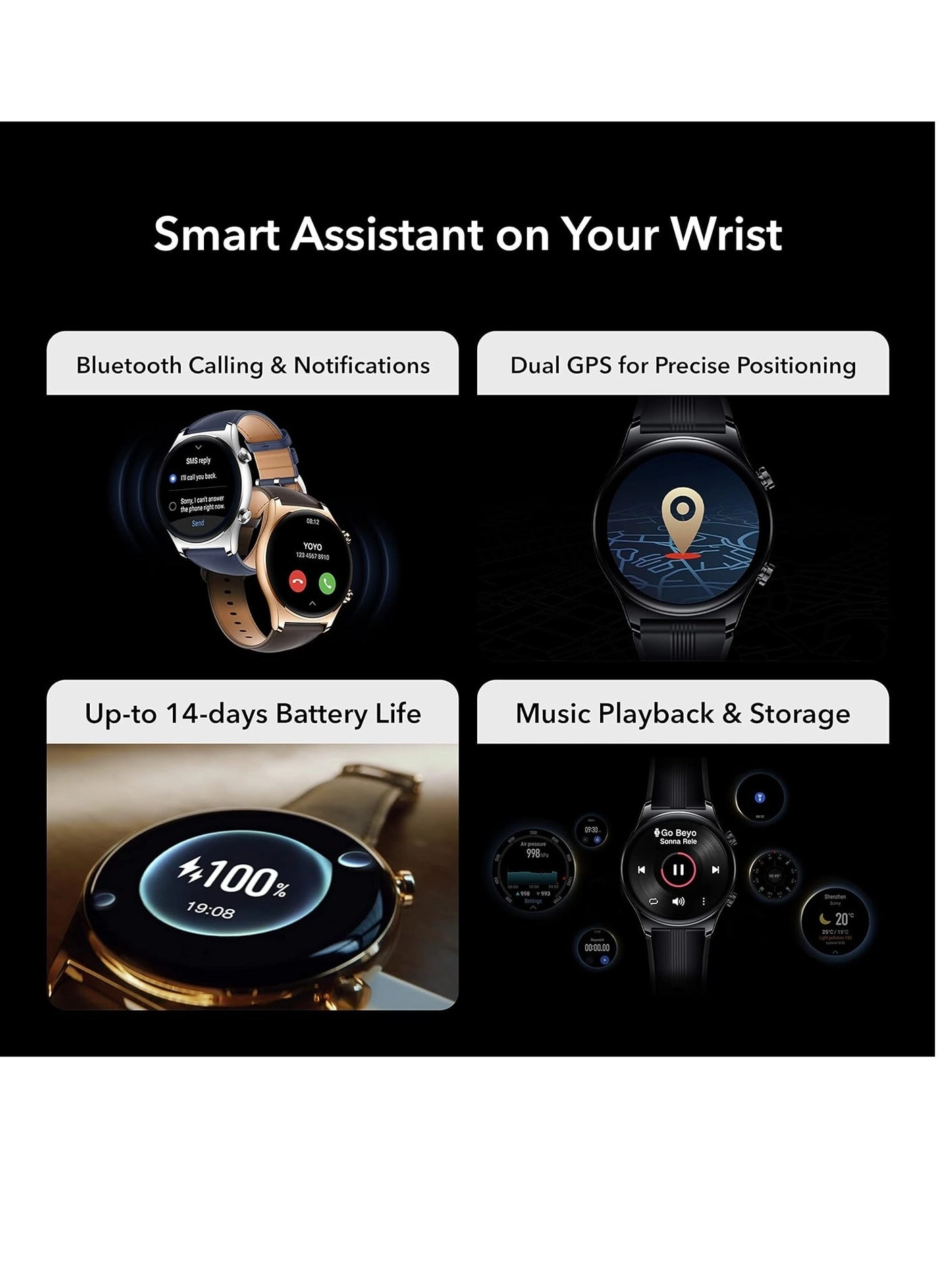 Watch GS 3 45.9mm Stainless Steel GPS