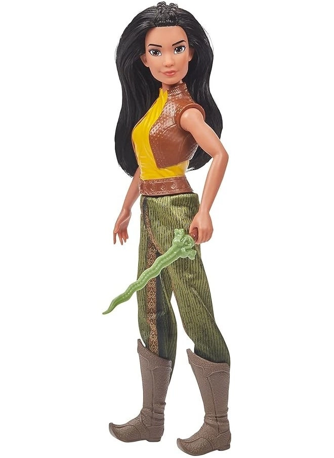 Raya Fashion Doll - 5 points of articulation long, brown hair Ages 3+