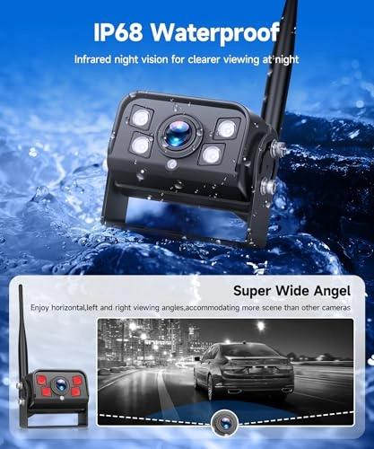 Wireless Backup Camera - Night Vision Wireless 720P
